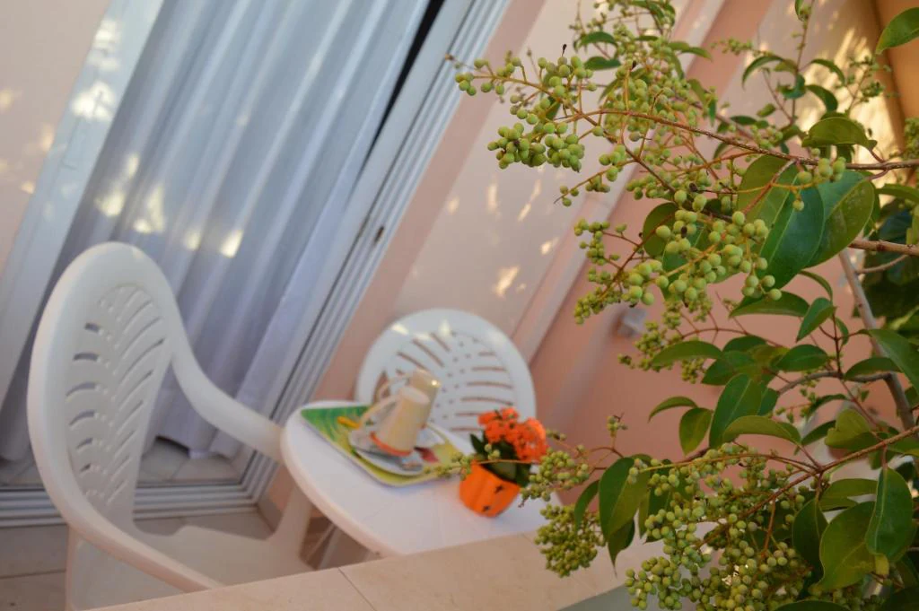 Private balcony with plants