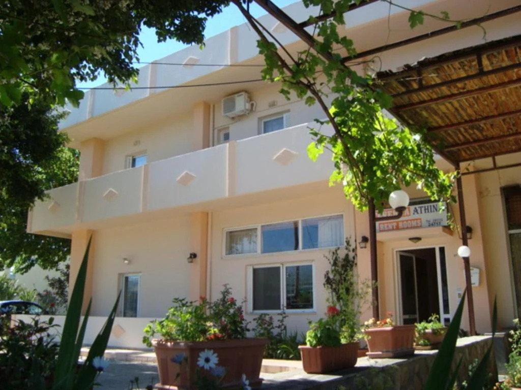 Entrance to Athina Rooms