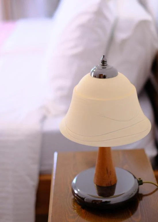 Bedside lamp detail